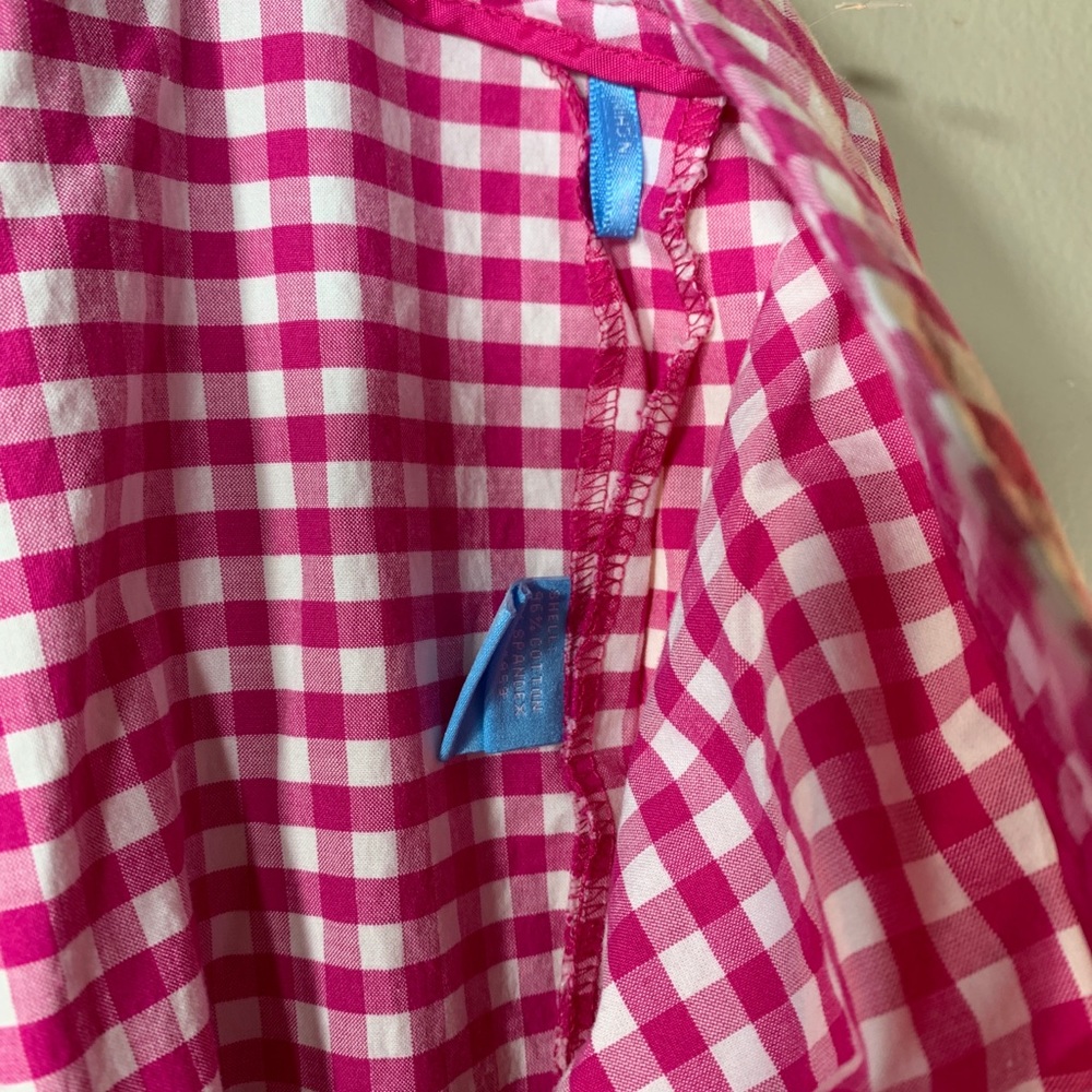 J.Mclaughlin Pink Checkered Pattern Pants - image 7